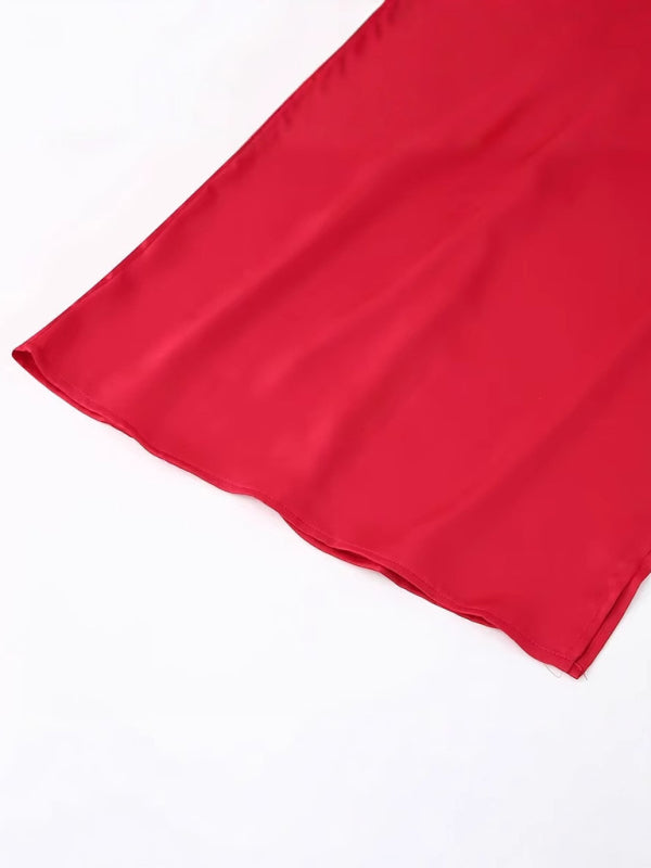 Hollow Strap Holiday Party Dress