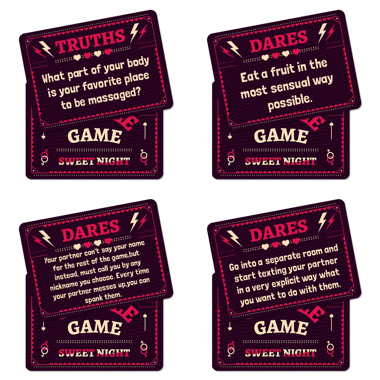 50 Couple Sweet Night Cards True Words