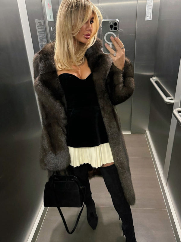 Women's velvet tube top dress